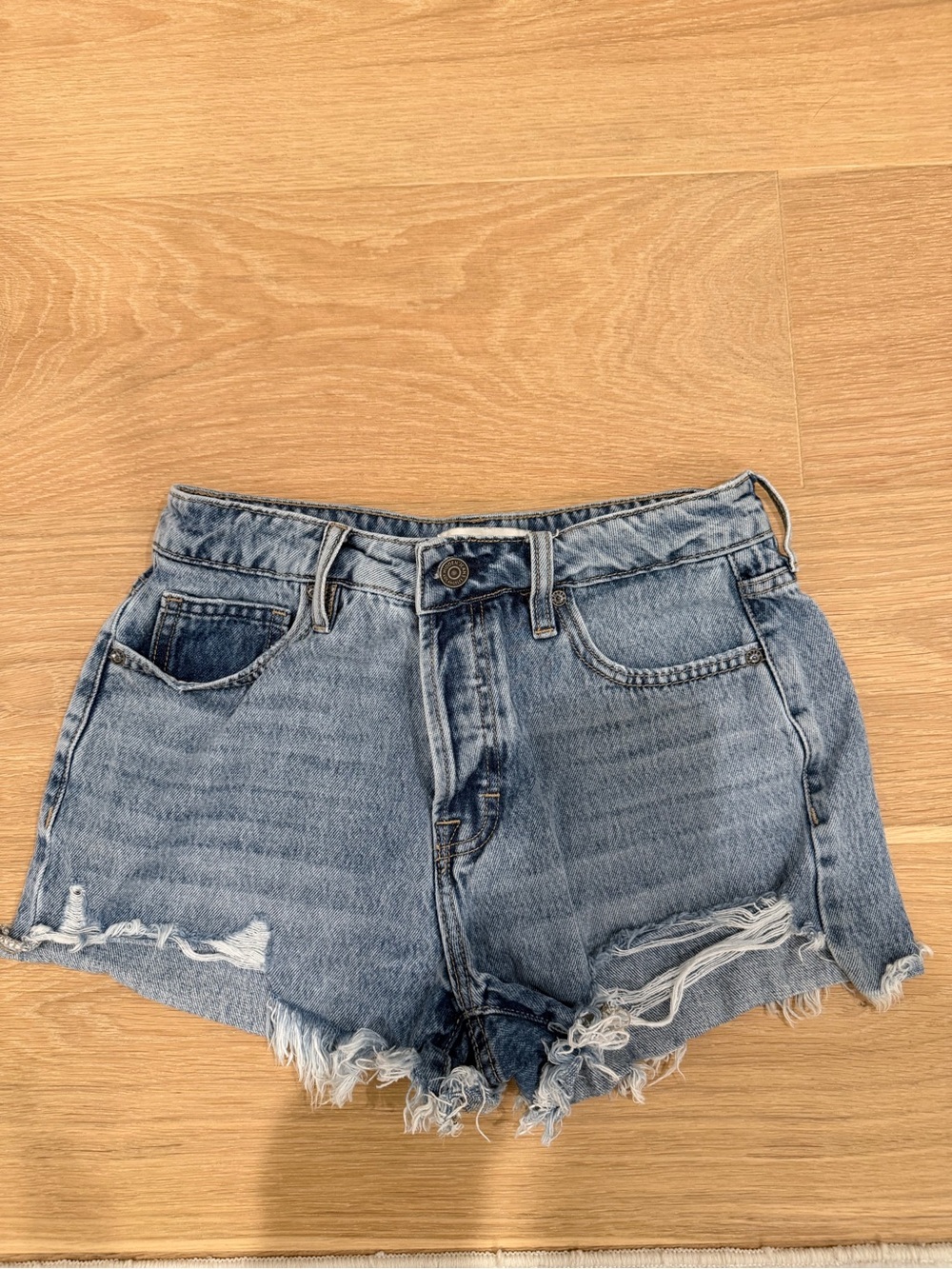Denim shorts